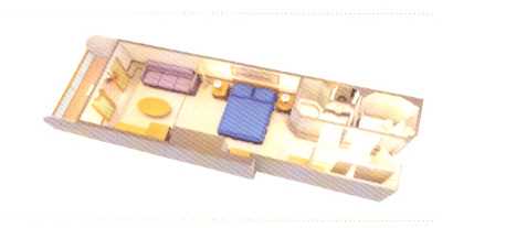 Deluxe Oceanview Stateroom with Verandah