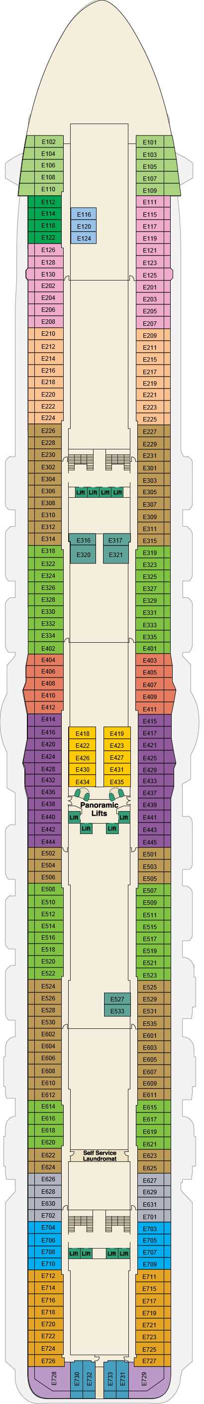 Deck Plans- Regal Princess - Planet Cruise