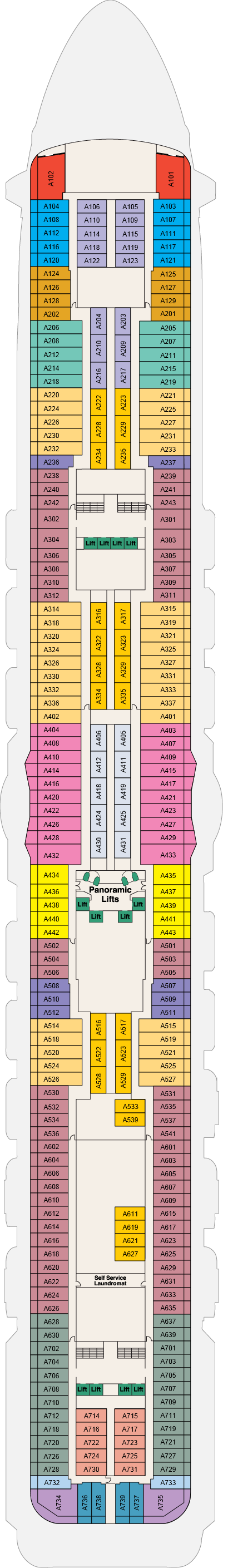 Deck Plans- Regal Princess - Planet Cruise