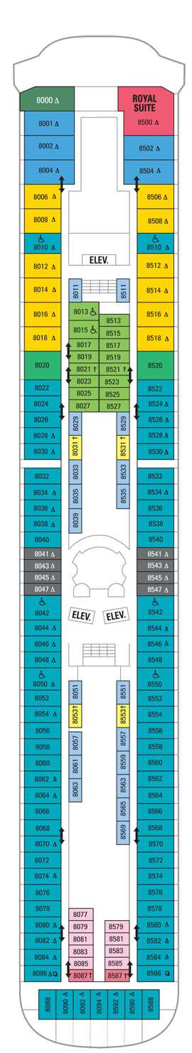 Deck Plans- Vision of the Seas - Planet Cruise