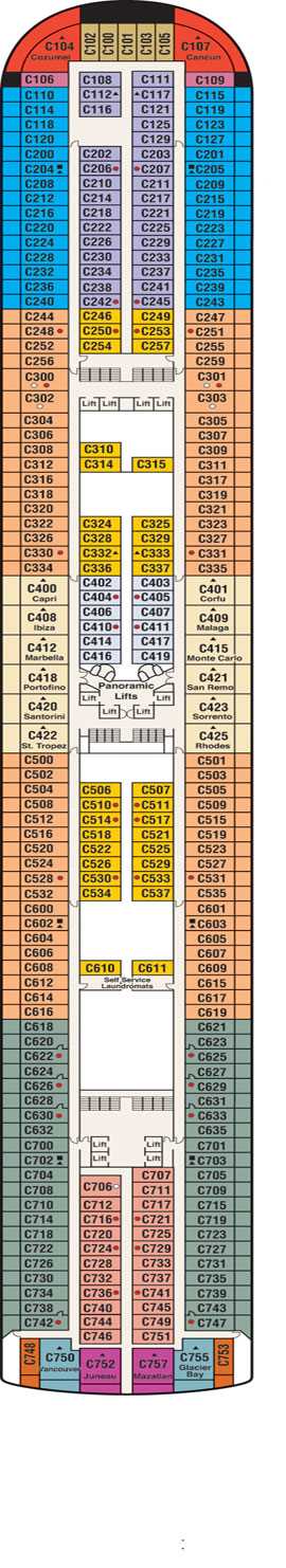 Deck Plans- Sapphire Princess - Planet Cruise