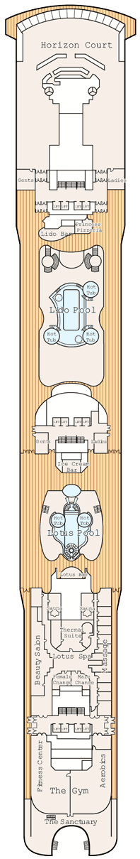 Deck Plans- Coral Princess - Planet Cruise