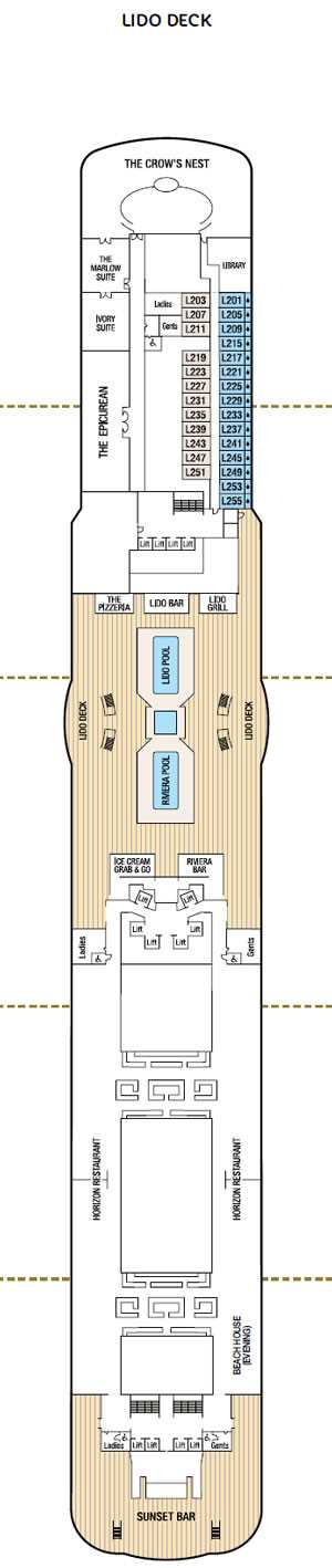 Deck Plans - P&O Britannia - Planet Cruise