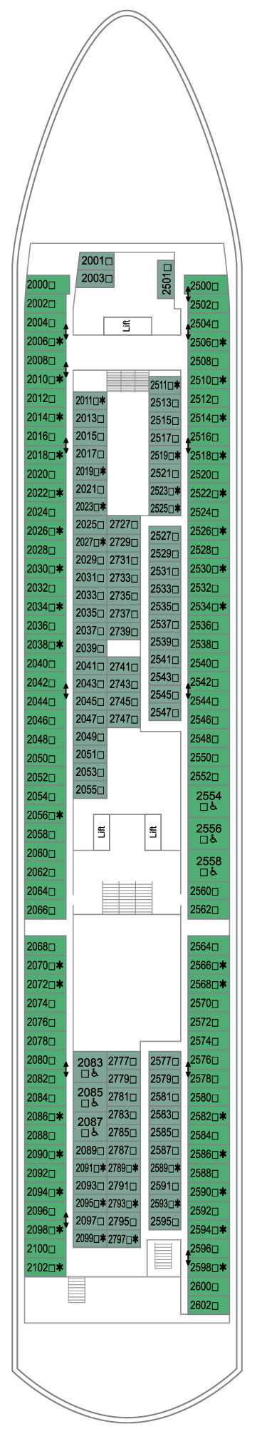 Marella Discovery - Deck Plans - Planet Cruise