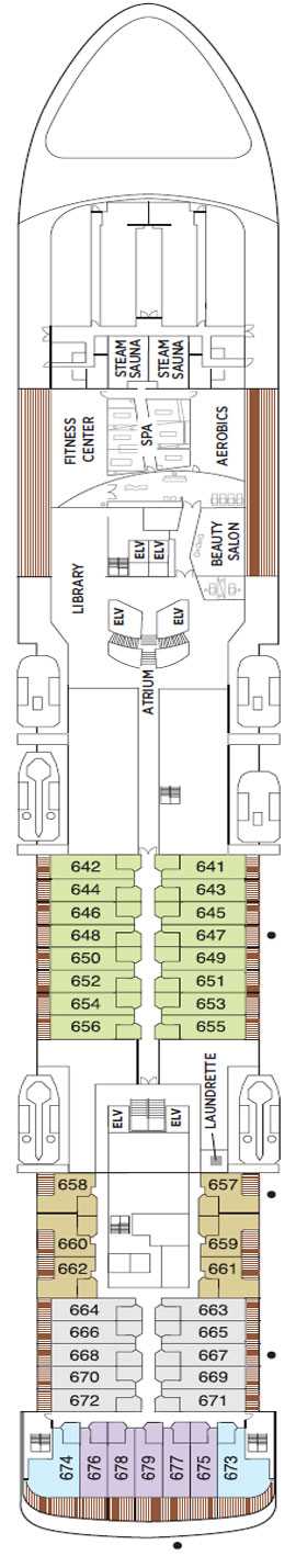 Deck Plan- Regent Seven Seas Voyager - Planet Cruise