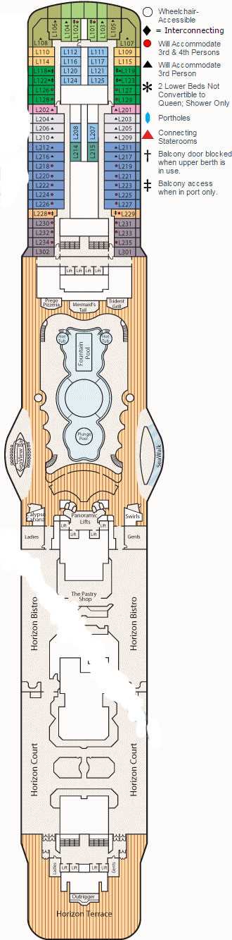 Deck Plans- Majestic Princess - Planet Cruise