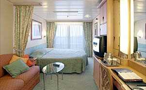 Deluxe Ocean View Stateroom w/Balcony