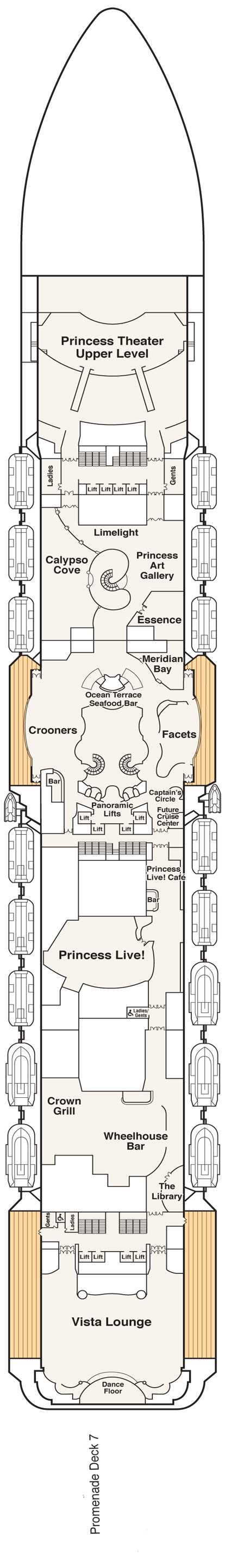 Deck Plans- Royal Princess - Planet Cruise