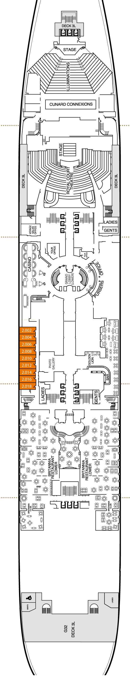 Deck Plans Queen Mary 2 Cruise