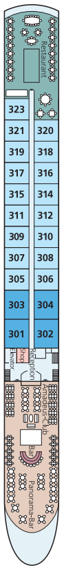 MS Amadeus Royal – Deck Plans - Planet Cruise