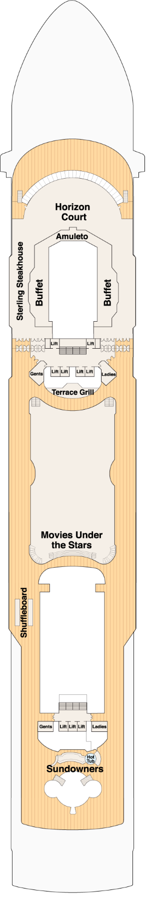 Deck Plans - Sun Princess - Planet Cruise