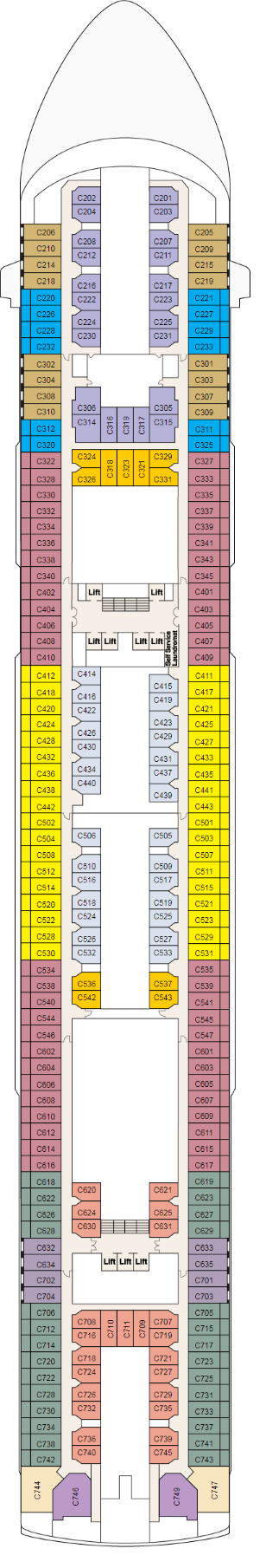 Deck Plans - Sun Princess - Planet Cruise