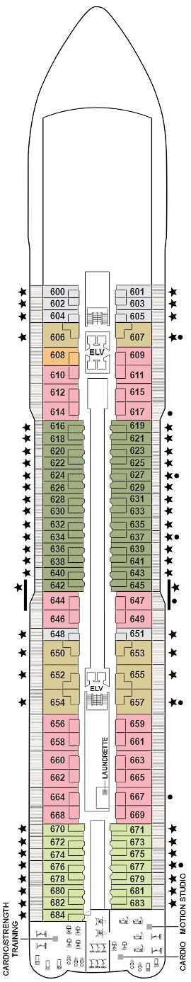 Regent Seven Seas Splendor – Deck Plans - Planet Cruise