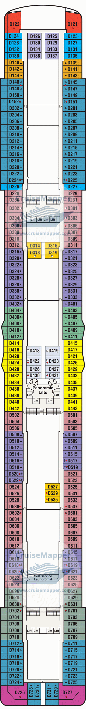 Enchanted Princess – Deck Plans - Planet Cruise