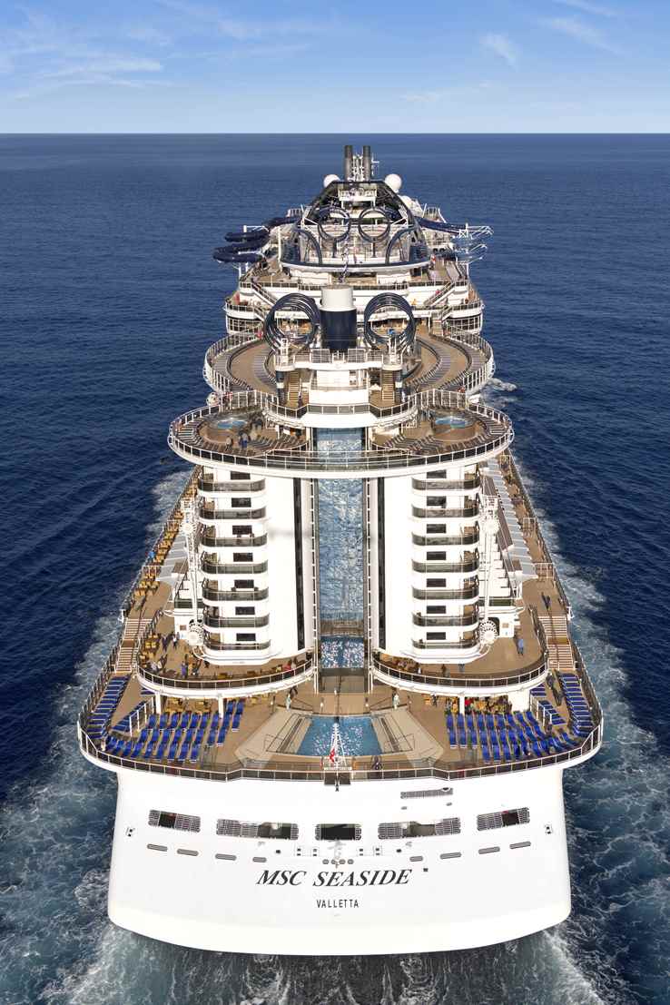 msc cruise ship layout