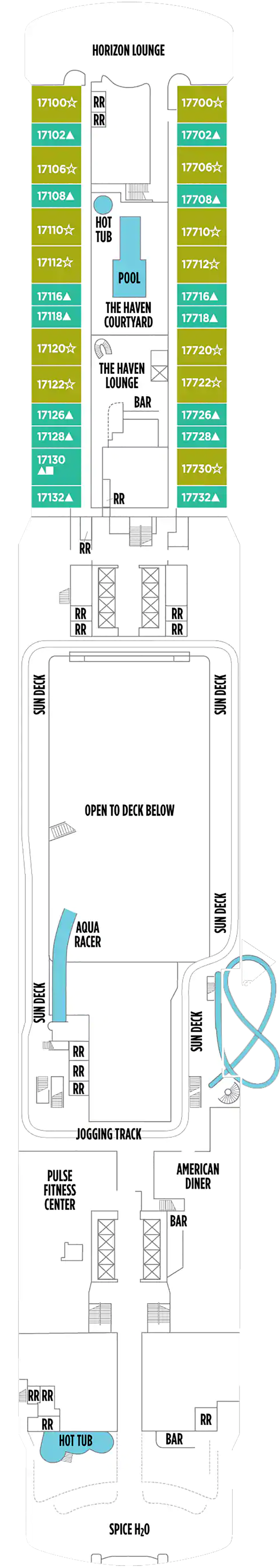 Norwegian Joy – Deck Plans - Planet Cruise