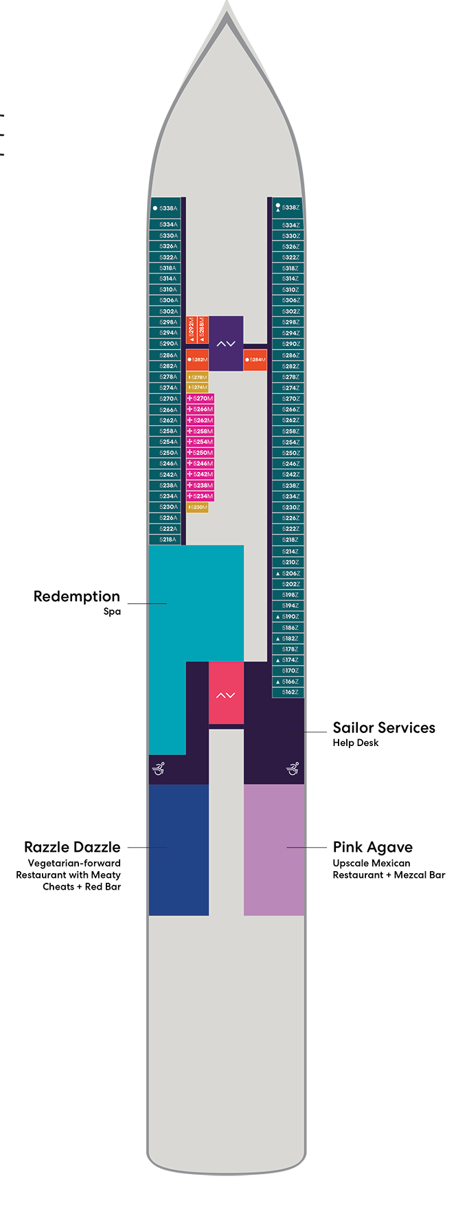 lady a yacht deck plan