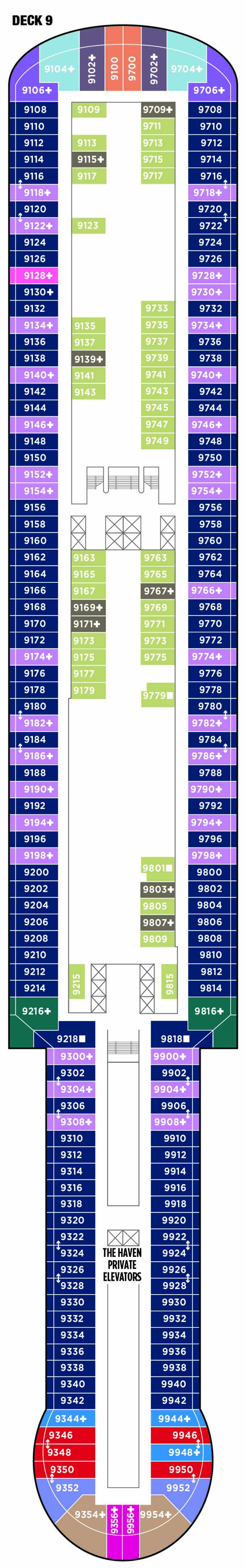 Norwegian Prima – Deck Plans - Planet Cruise