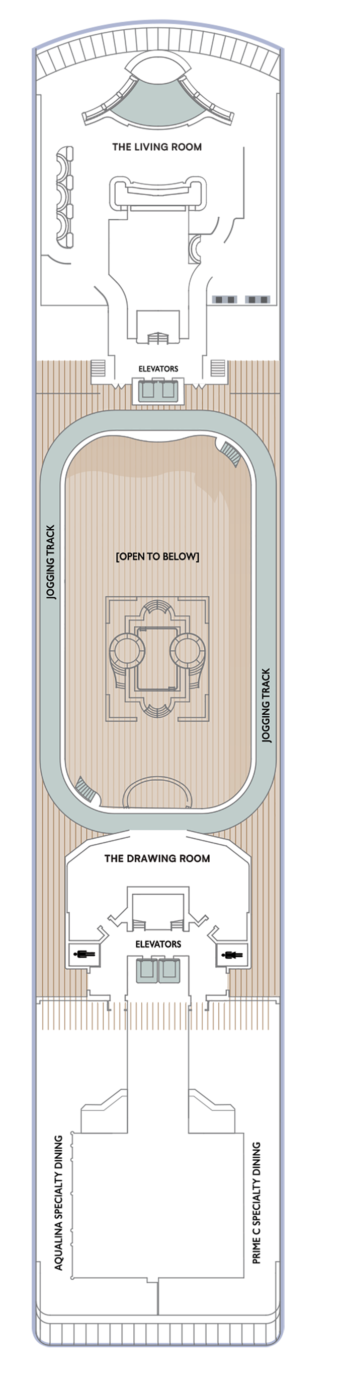 Azzam Yacht Deck Plans