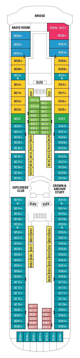 Deck Plans- Rhapsody of the Seas - Planet Cruise